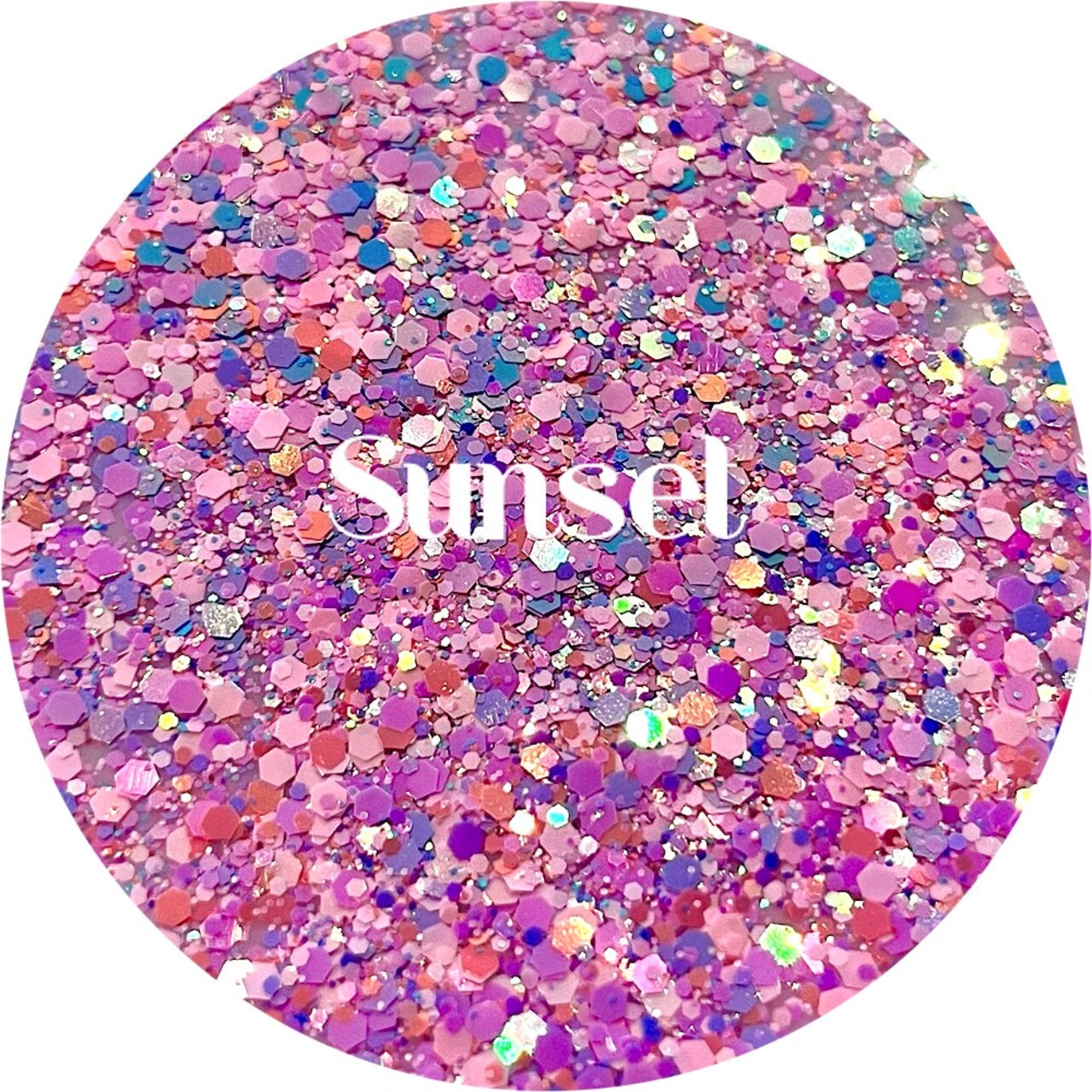 Polyester Glitter - Sunset by Glitter Heart Co.&#x2122;